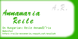 annamaria reile business card